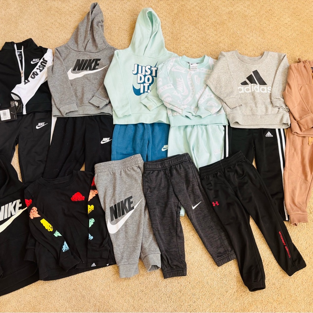 2T Lot of Nike, Adidas, Reebok, Under Armour Clothes